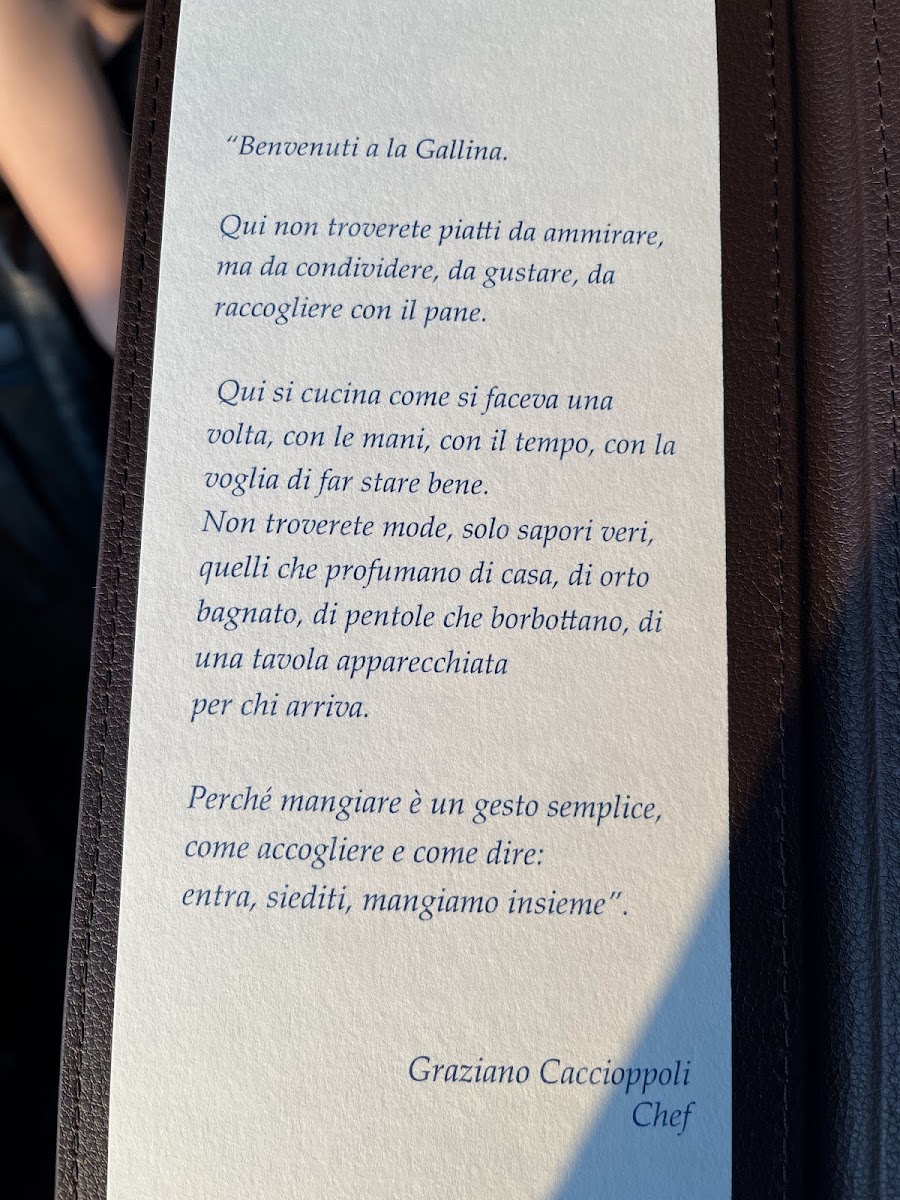 Menu Ristorante La Gallina-1